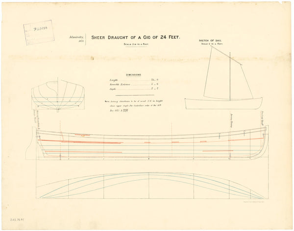 Lines and profile plan