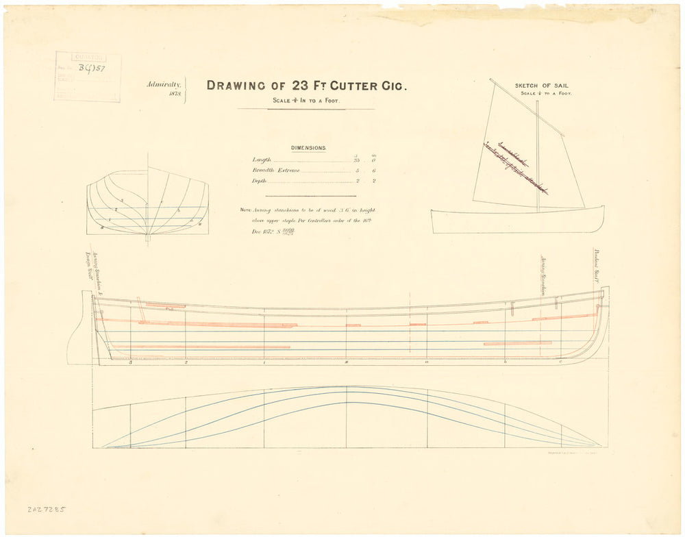 Lines and profile plan