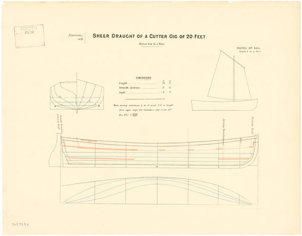 Lines and profile plan