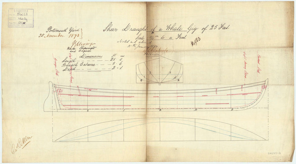 Lines and profile plan