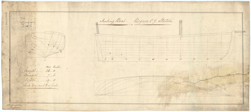 26ft Revenue Vessel for Bognor Coastguard Station (no date)
