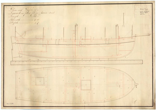 Plan and profile of a Launch