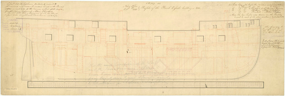 Profile plan for 8 ships, see description for full list