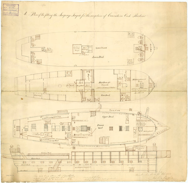 Plans of 'Surprize' (1812)