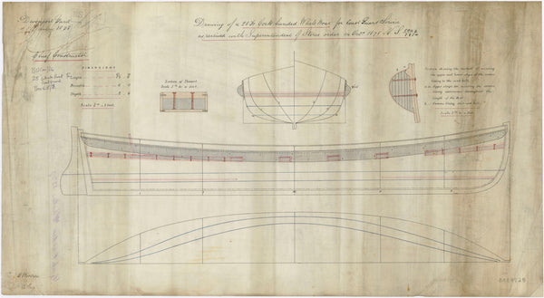 25ft Cork Banded Whale Boat (1877)