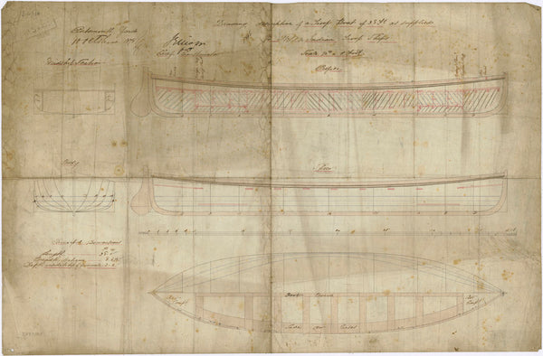 38ft Troop Boat for Indian Troop Ships (1878)