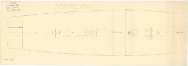 Quarter Deck & Forecastle plan