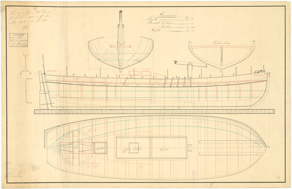 Lines & Profile for Gunboat