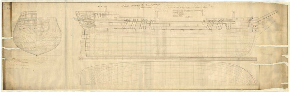 'Albion' (1842), 'Aboukir' (1848); 'Exmouth' (1854); 'Princess Royal' (cancelled 1847); 'Hannibal' (cancelled 1847); 'Algiers' (cancelled 1847)