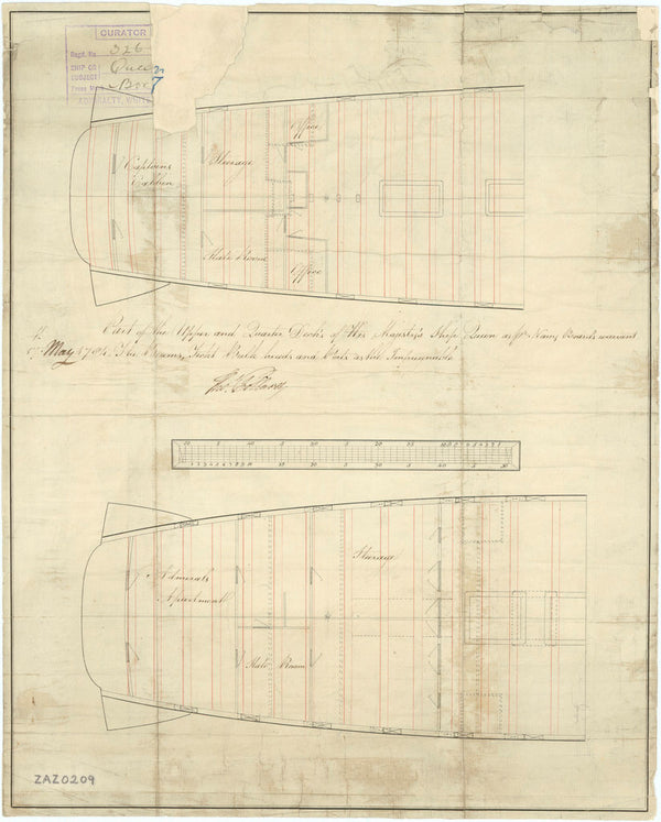 'Ocean' (1769); 'Impregnable' (1786)