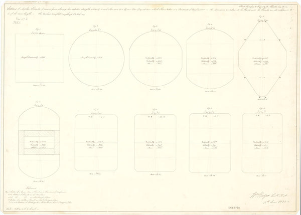 Sections of Anchor Shanks