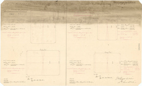 Sections of Anchor Shanks