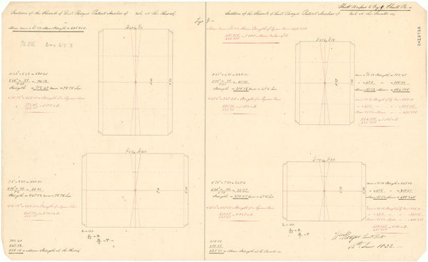 Sections of Anchor Shanks