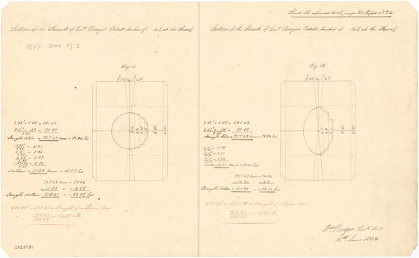 Sections of Anchor Shanks