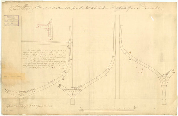 Sections plan for 'Sylph'