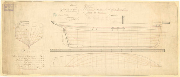 Plan for Coast Guard Cutter