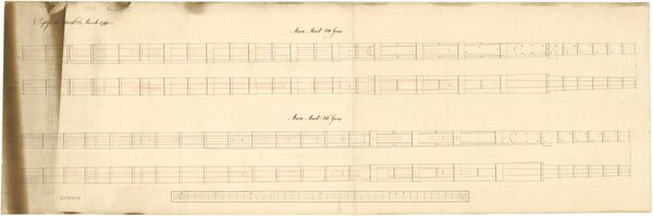 Made main mast for 28 & 32-gun frigates, 1780