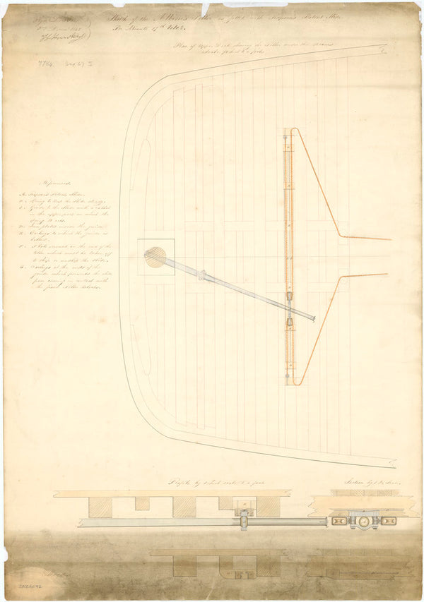Plan of the Albion's Tiller