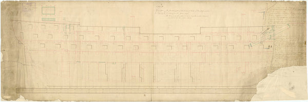 Anson (1812); Benbow (1813); Conquestadore (1810); Cornwall (1812); Cressy (1810); Devonshire (1812); Dublin (1812); Duncan (1811); Edinburgh (1811); Indus (1812); Poictiers (1809); Redoubtable (1815); Rodney (1809); Vengeur (1810)