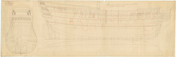 Humber (1726); Unnamed 66-gun third Rate, two-decker