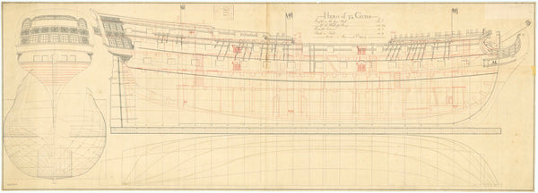 Plan of 'Hero' (1759)