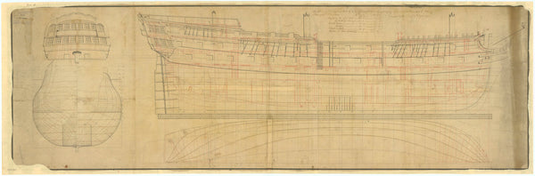 Plan of HMS 'Elephant' (1786)