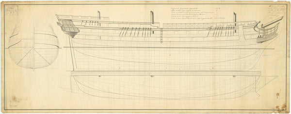 Unnamed Portuguese 182ft 74-gun Third Rate two decker (no date)