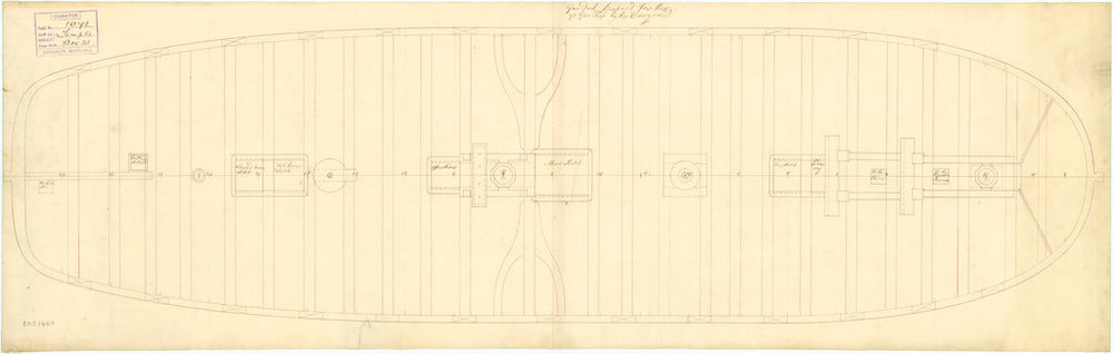 'Vanguard' (1748); 'Temple' (1758); 'Conqueror' (1758)