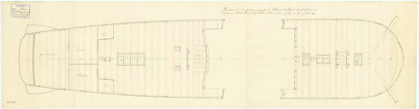 Ship plan HMS 'Monmouth'