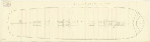 Ship plan HMS 'Monmouth'