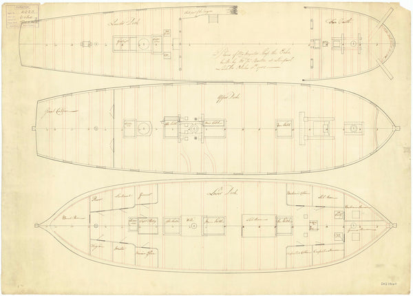 Deck plan for Echo (1782)