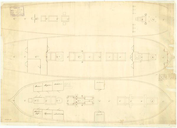 Rose (1757) deck plan