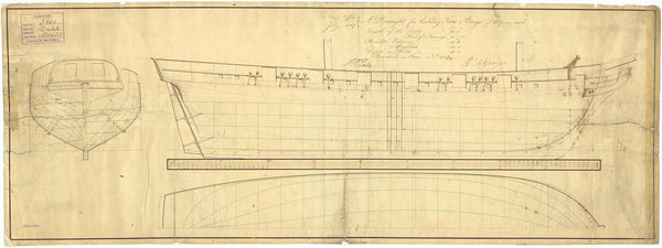 Lines plan for 'Brisk'