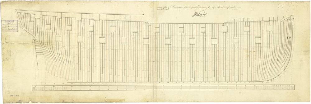 Framing profile plan for Chichester (1785)