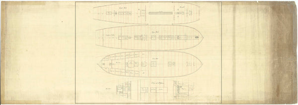 Lines and profile of Hebe fl. (1882)