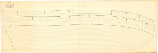 Outboard works & expansion plan of 'Aigle' (1801)