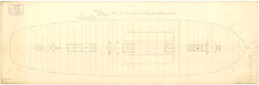 Spartan (1841), Creole (1845), Amethyst (1844), Niobe (1849)