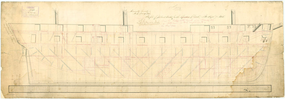 Spartan (1841), Creole (1845), Amethyst (1844), Niobe (1849)