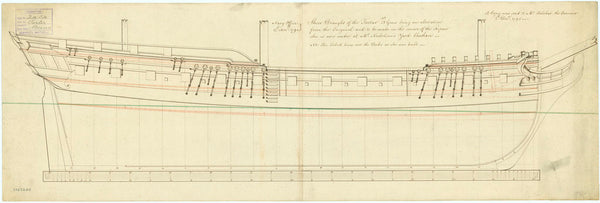 Plan of 'Tartar' (1757)