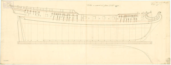 Plan of 'Tartar' (1757)