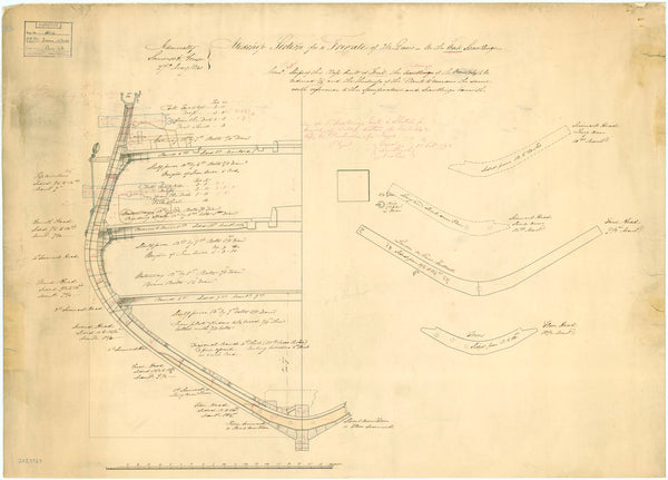 Juno (1844), Creole (1845), Amethyst (1844), Niobe (not built, name transferred), Malacca (as for Niobe)