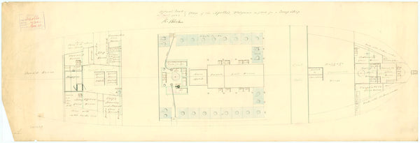 Platform plan for HMS 'Apollo' (1805)