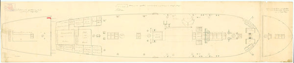 Deck, quarter & forecastle for HMS 'Apollo' (1805)