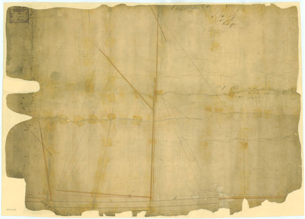 Sail plan for 'Fanny'