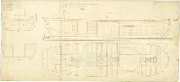 Profile plan of 'Convulsion' (1804)