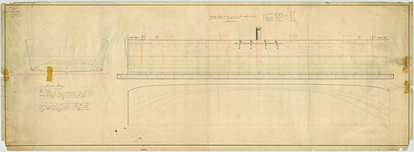 Lines plan for a Sheer Hulk