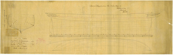 Lines plan for 'Recruit'