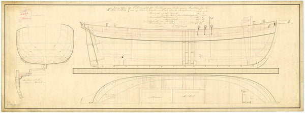 Unnamed 46ft single-masted Ordnance Lighter (1824)