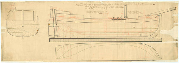 Two unnamed 63ft single-masted Sailing Lighters (1812)