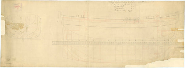 Four unnamed 63ft single-masted Sailing Lighters (1747)